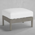 Kennebunkport Aluminum Outdoor Woven Ottoman