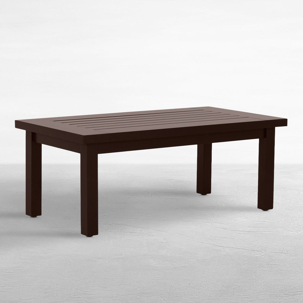 Club Rectangle Outdoor Slatted Coffee Table