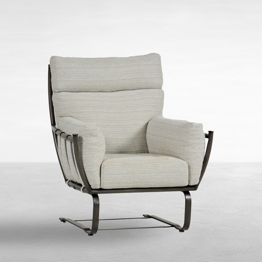 Majorca Aluminum Outdoor Spring Lounge Chair