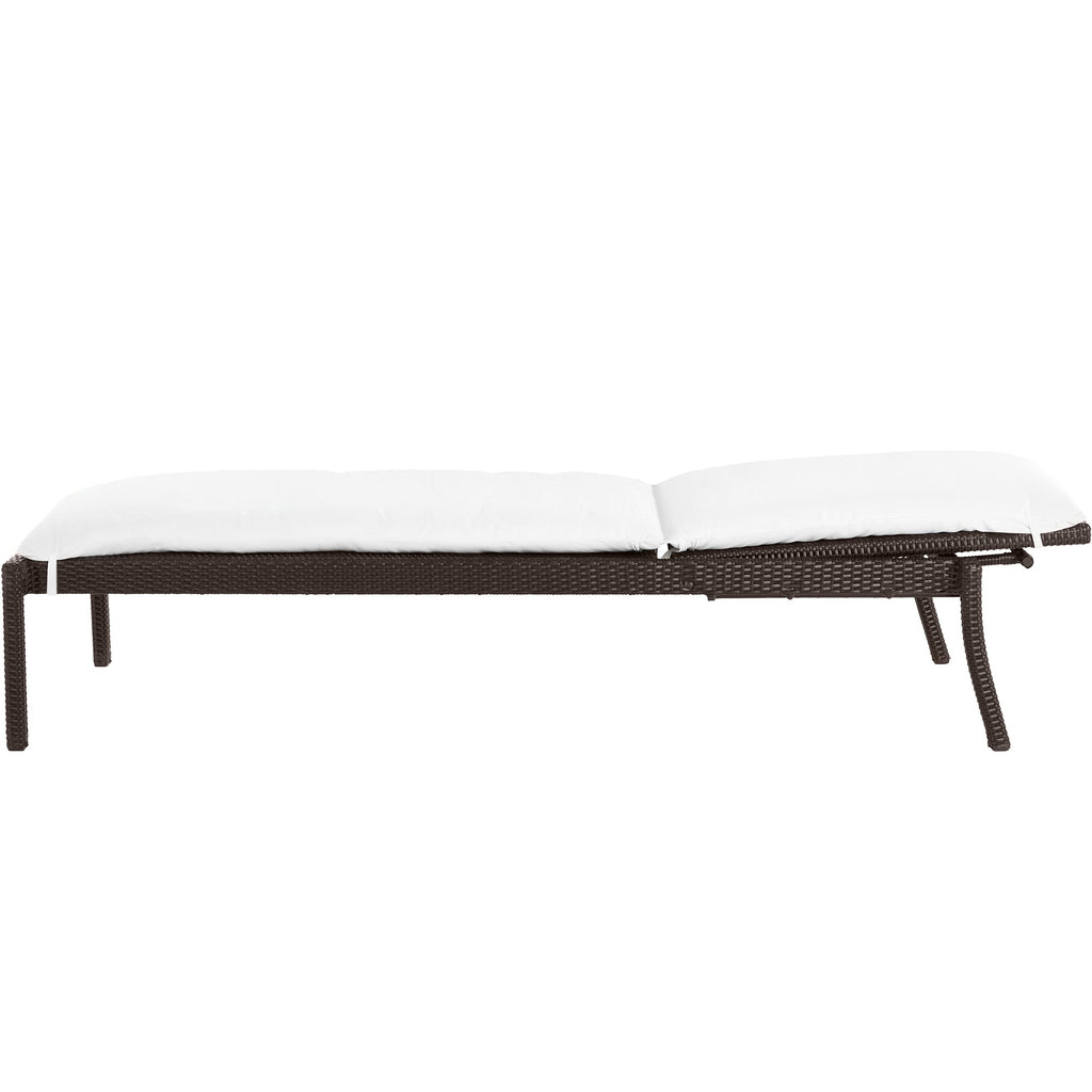 Nathan Wicker Outdoor Armless Chaise Lounge
