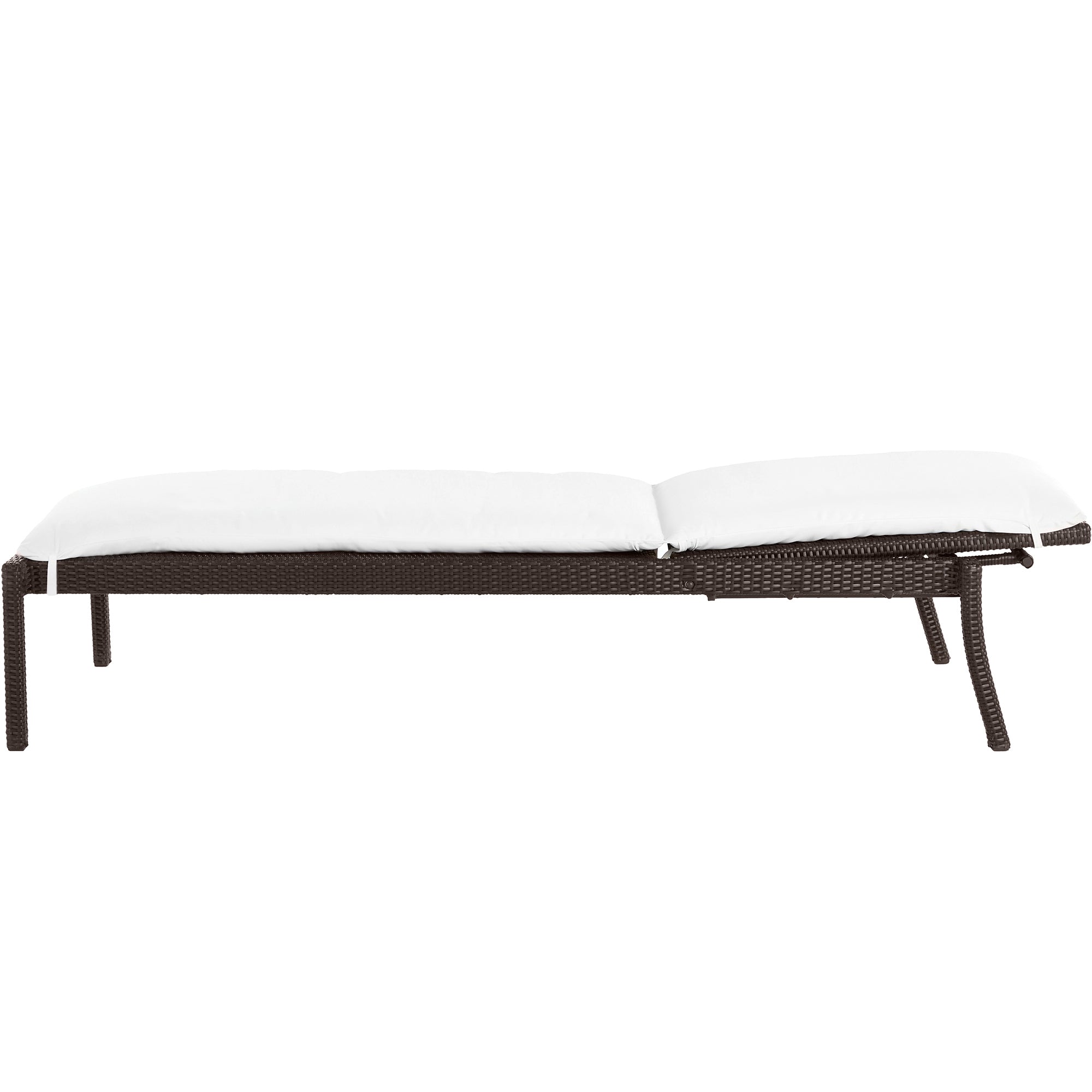 Nathan Wicker Outdoor Armless Chaise Lounge
