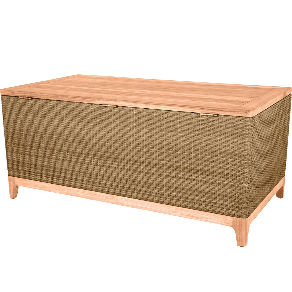 Chesapeake N-Dura Resin Wicker Outdoor Storage Box
