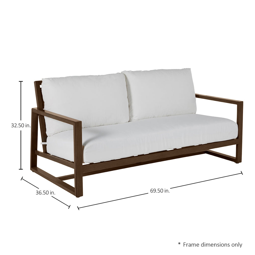Avondale Aluminum Outdoor Loveseat