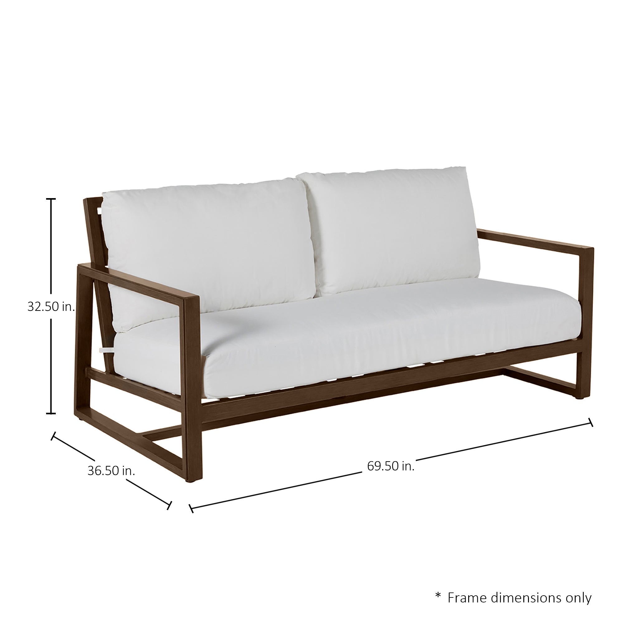 Avondale Aluminum Outdoor Loveseat