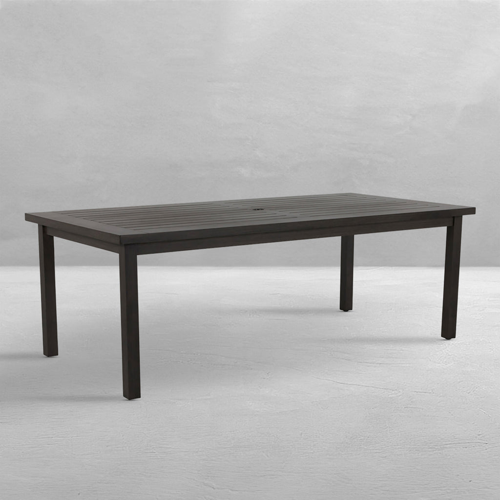 Club Rectangle Outdoor Slatted Dining Table