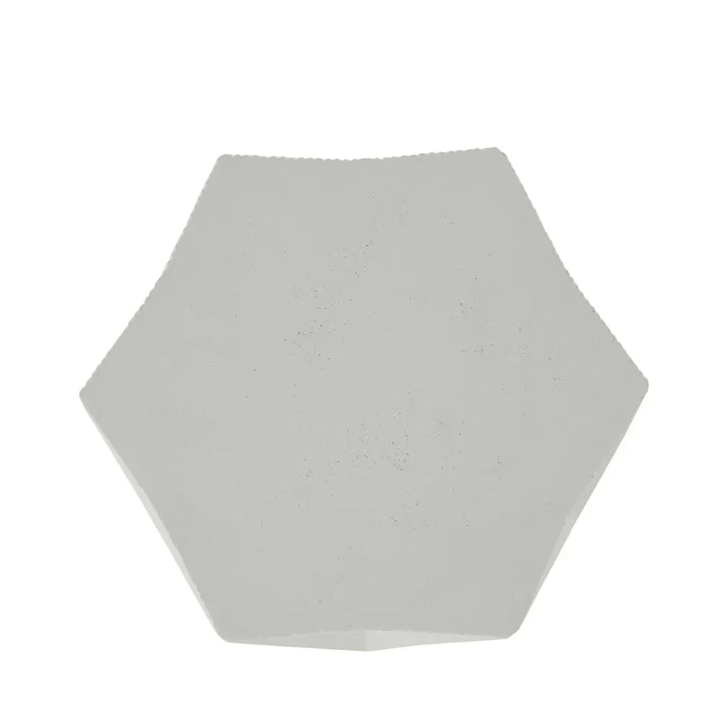 Albany 16" x 13.5" Hexagon Pedestal Side Table