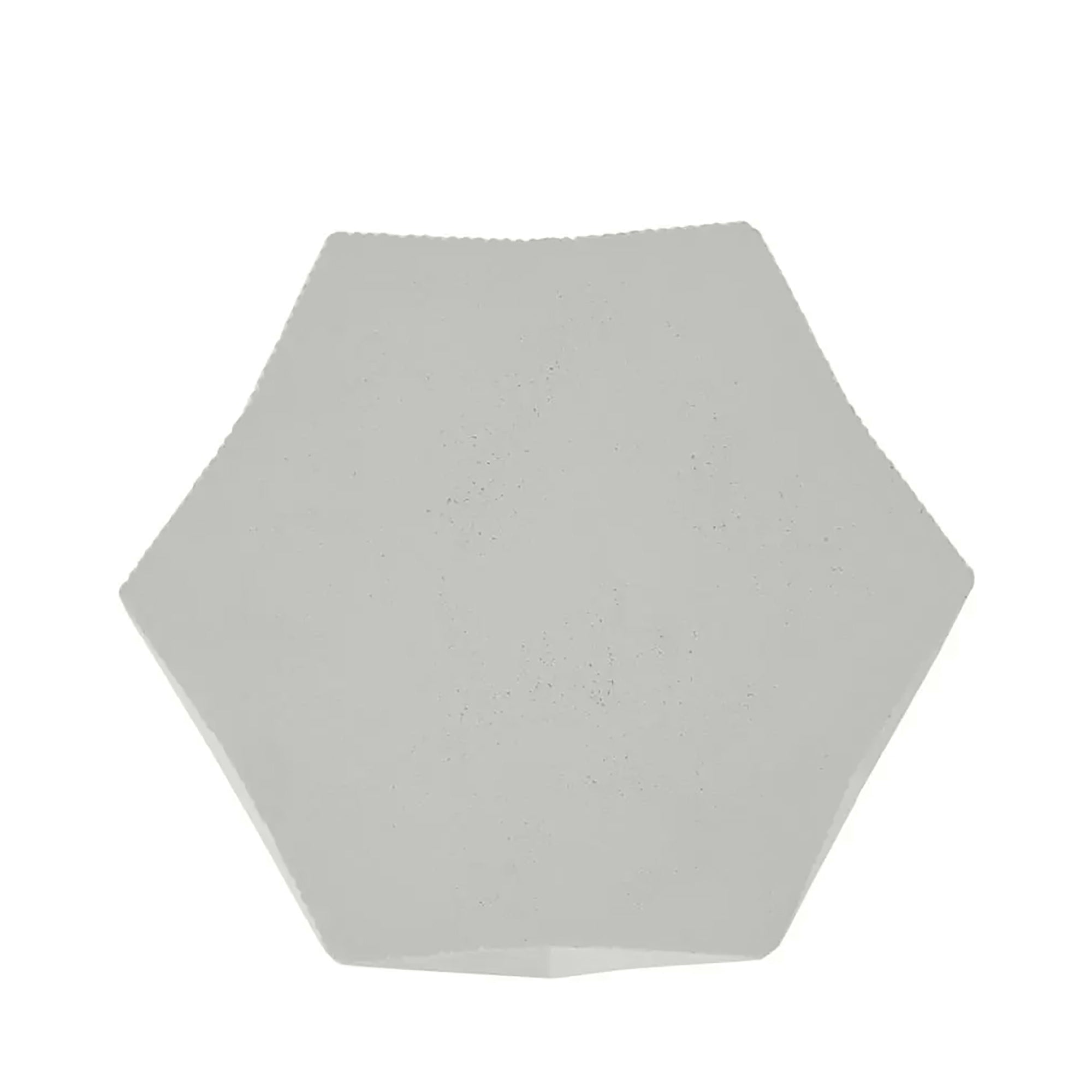 Albany 16" x 13.5" Hexagon Pedestal Side Table