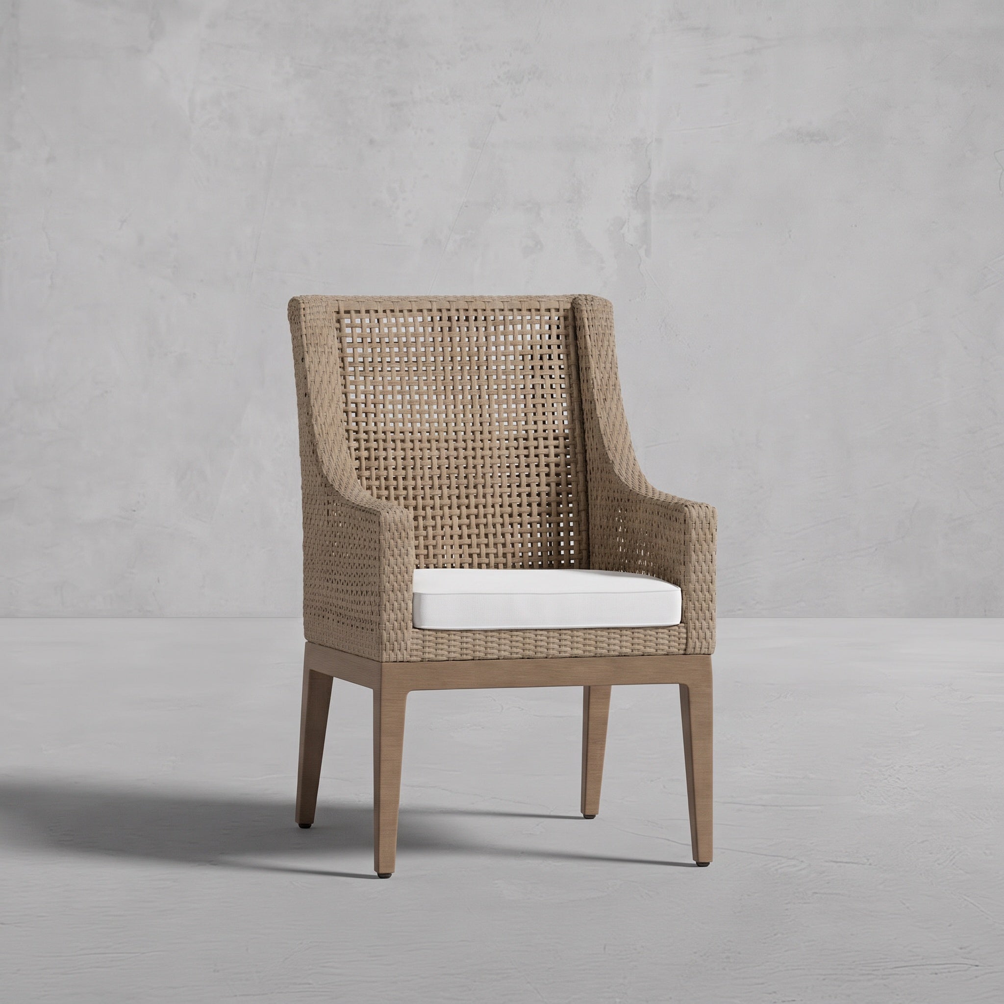Peninsula N-Dura Resin Wicker Outdoor Arm Chair