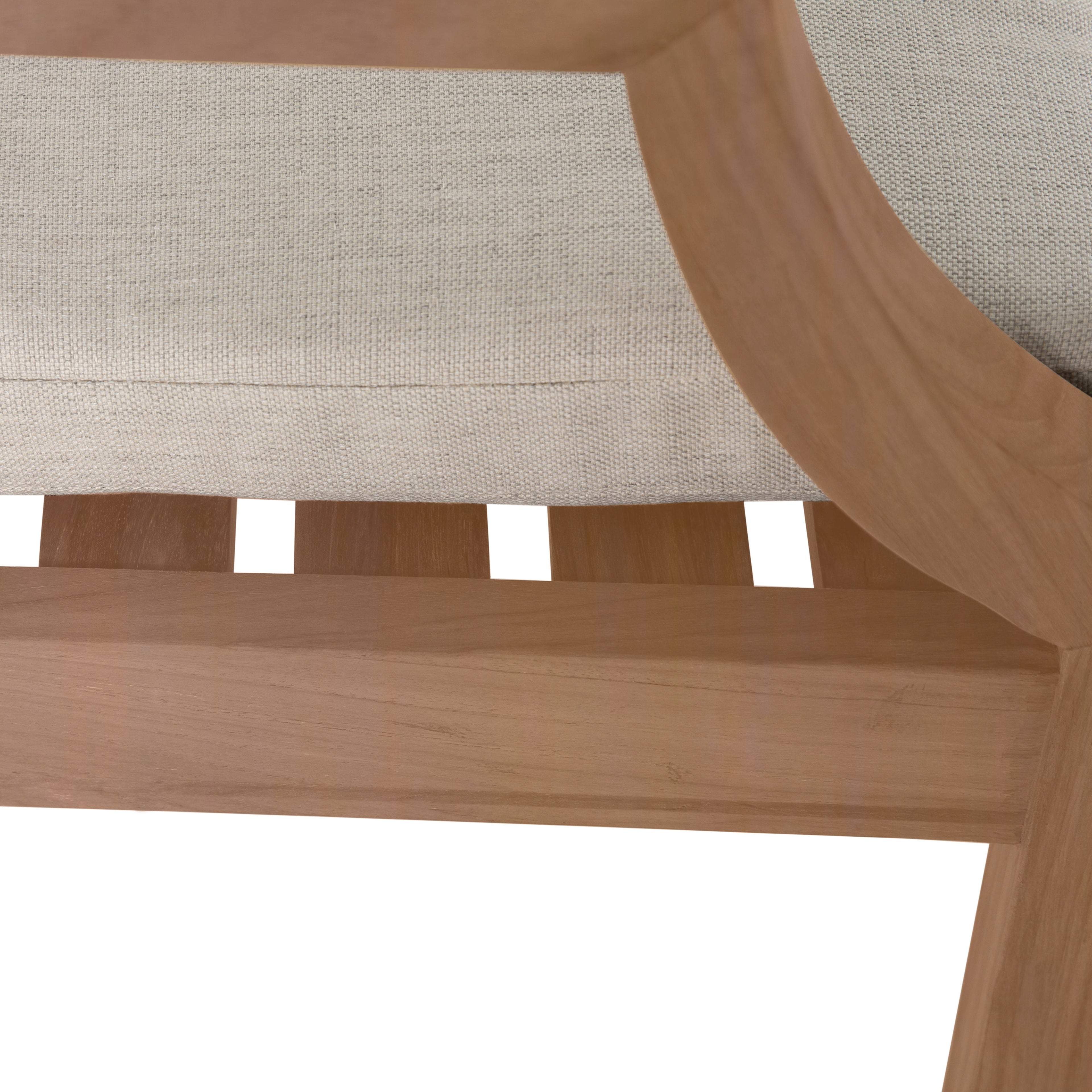 Haley Teak Outdoor Latticework Bench