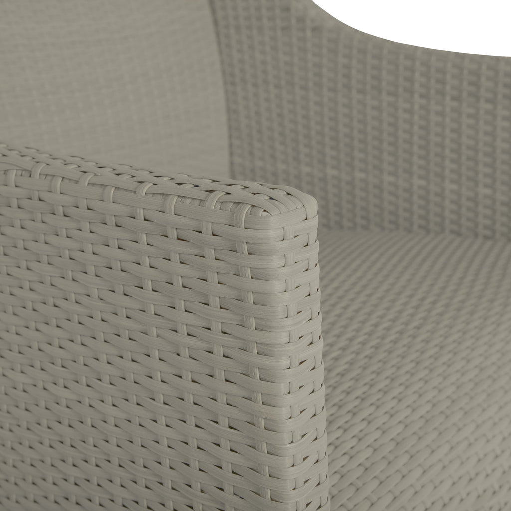 Athena Plus Woven Wicker Spring Lounge Chair