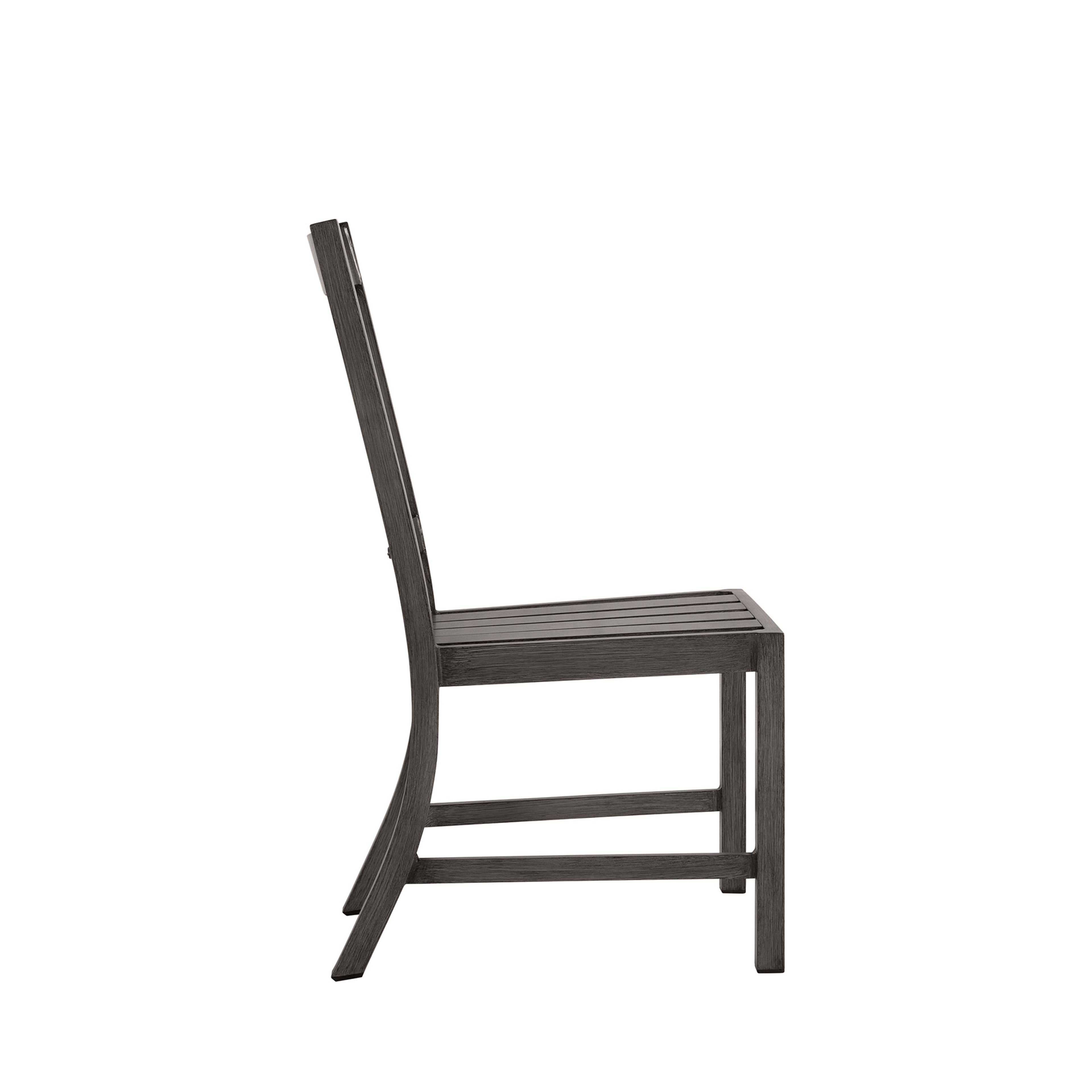 Club Croquet Aluminum Outdoor Side Chair