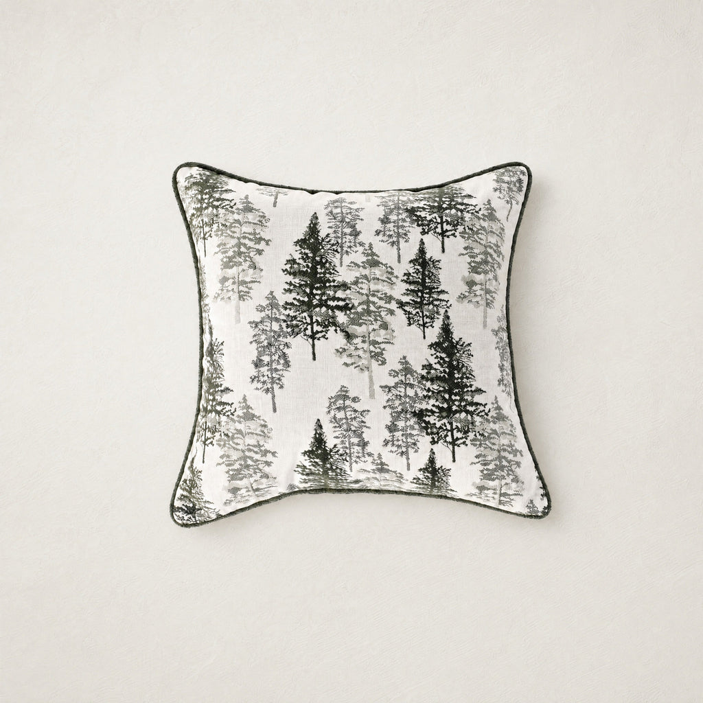 Timber Forest Outdoor Throw Pillow