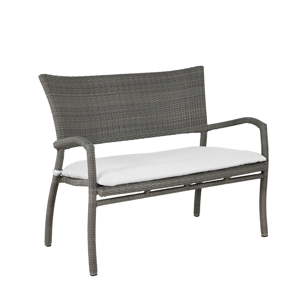 Skye N-Dura Resin Wicker Outdoor Woven Bench