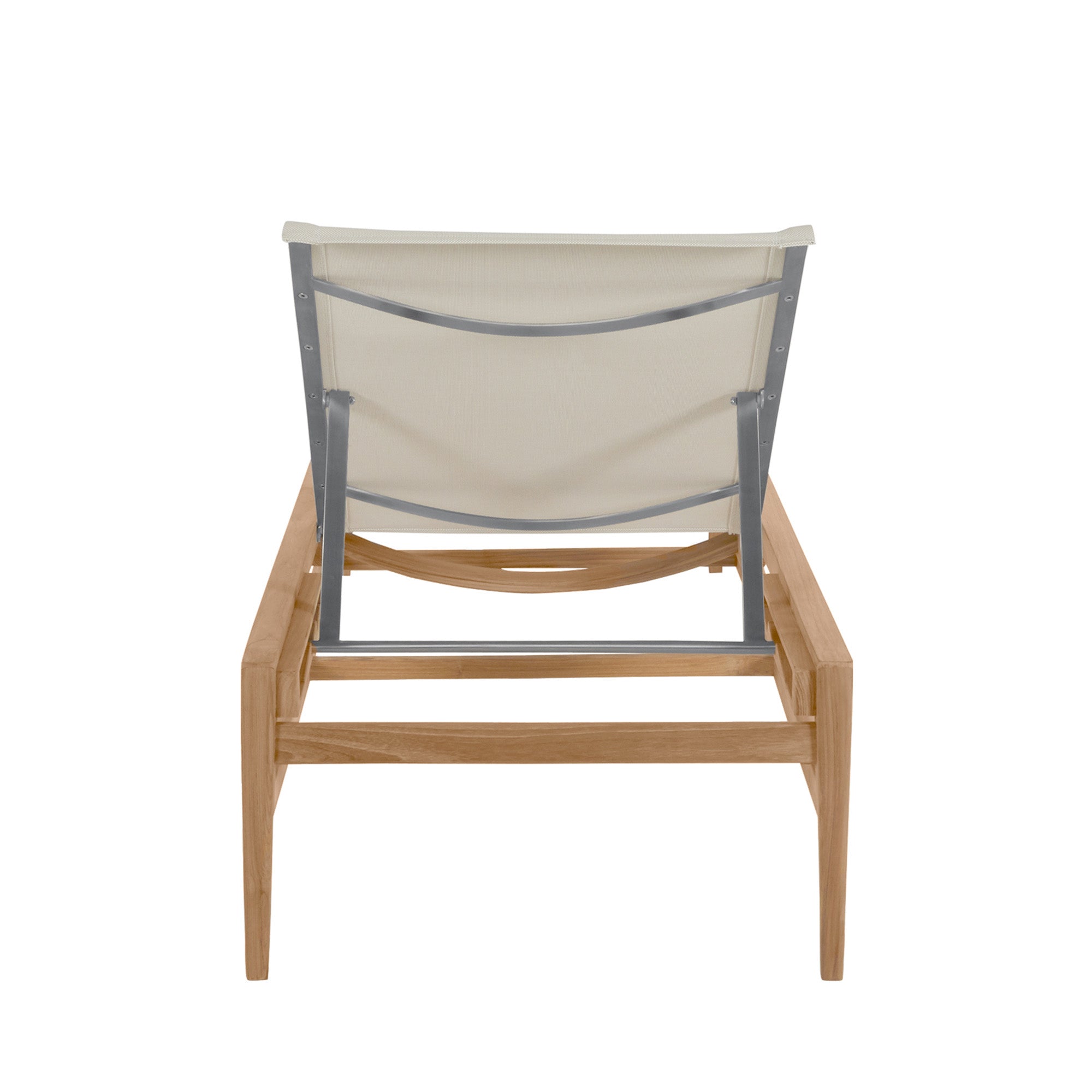 Coast Teak Outdoor Armless Chaise Lounge