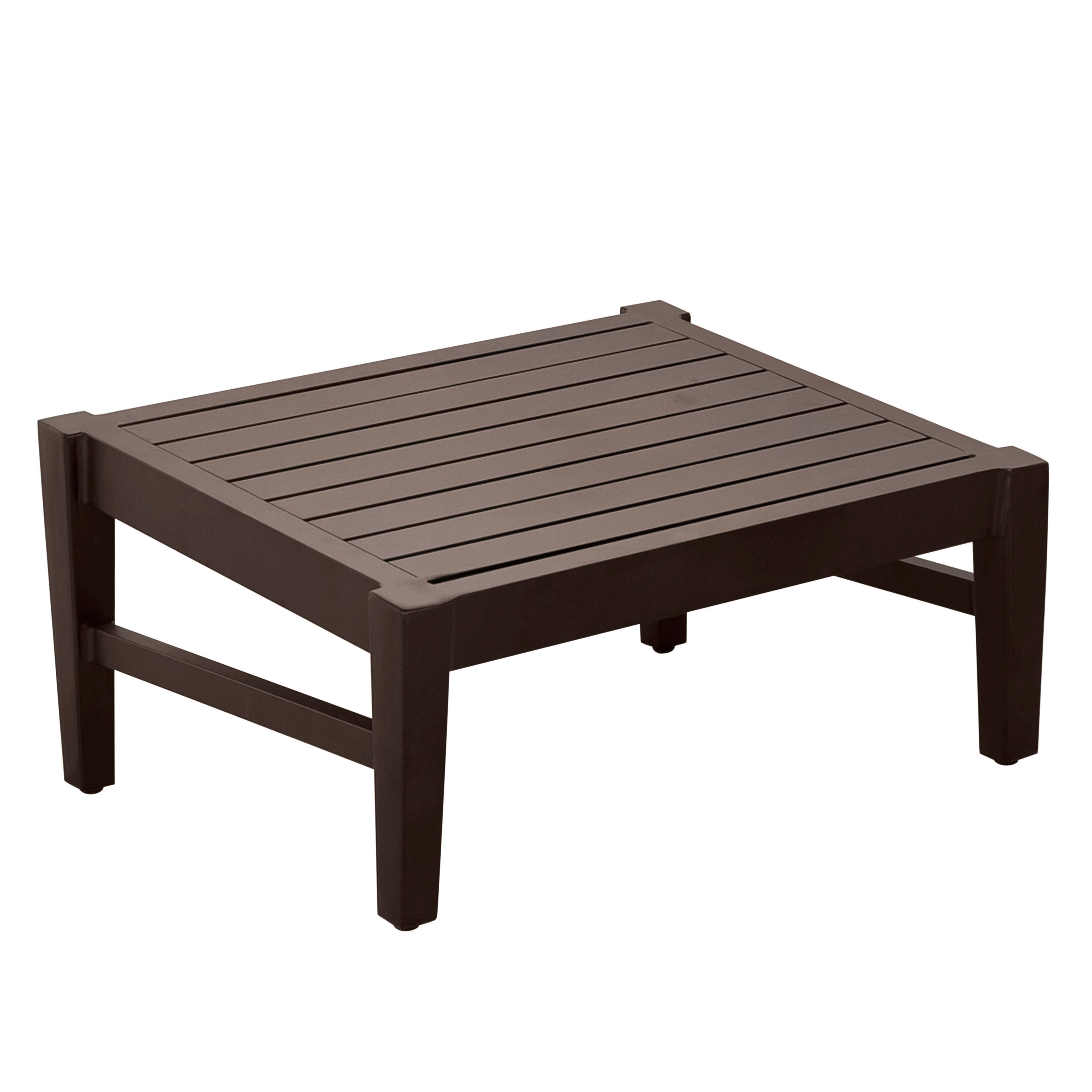 Croquet Aluminum Outdoor Ottoman