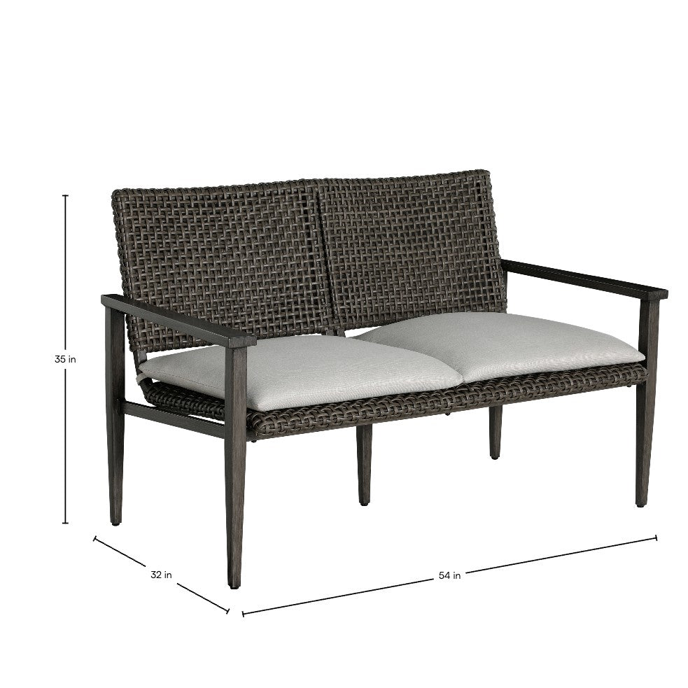 Harbor Resin Wicker Outdoor Loveseat