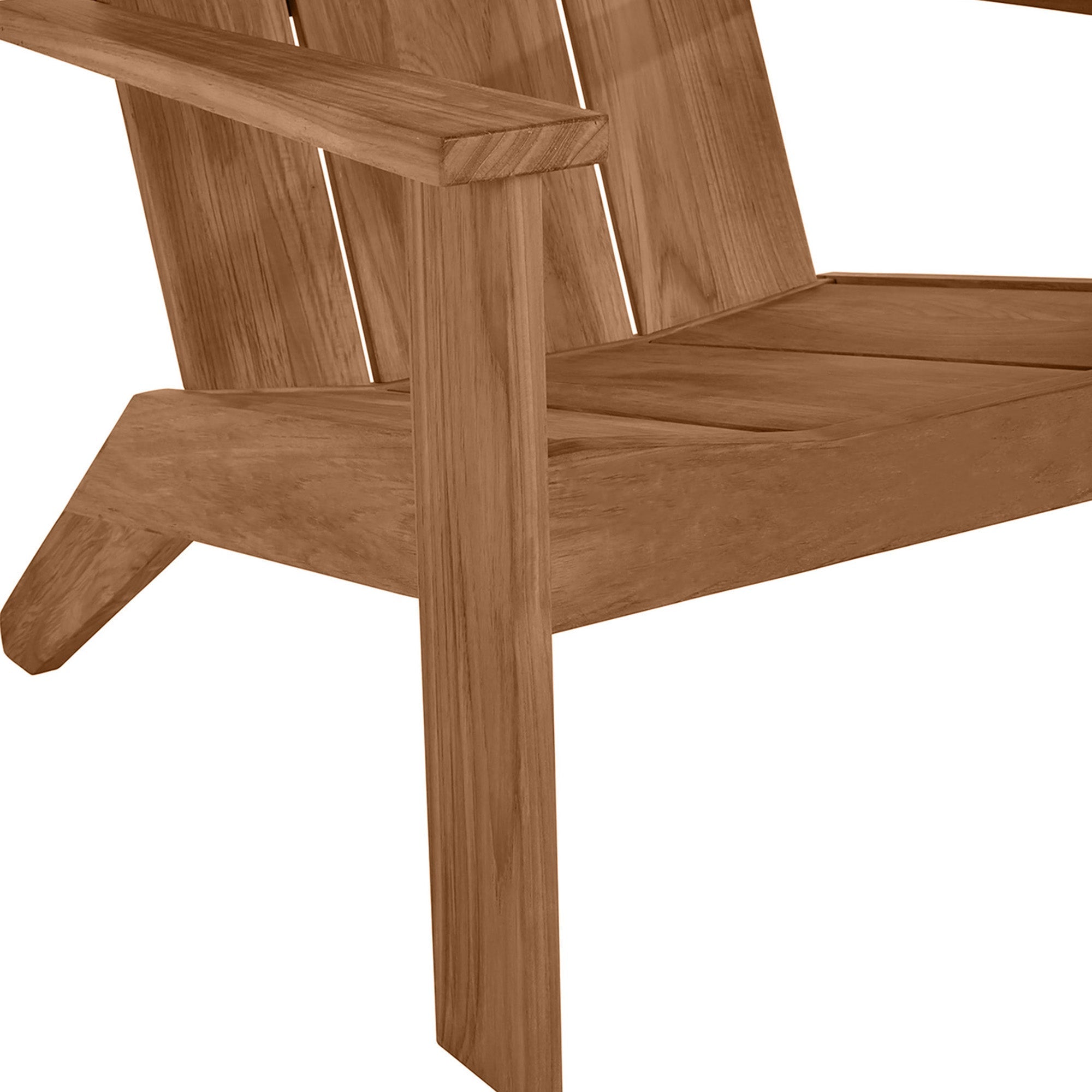 Ashland Teak Outdoor Adirondack Lounge Chair