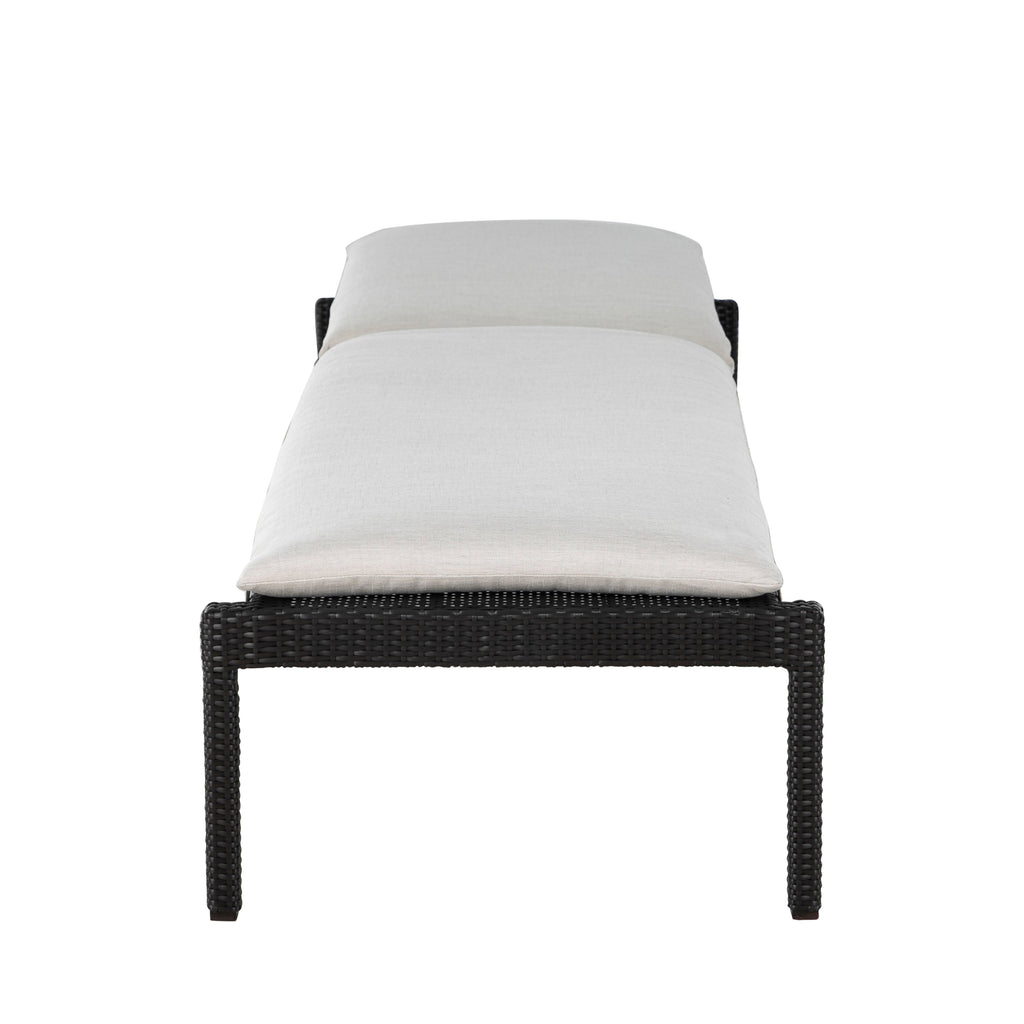 Nathan Wicker Outdoor Armless Chaise Lounge