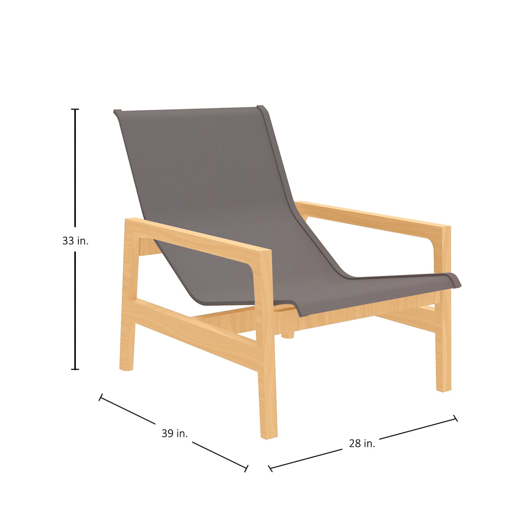 Seashore N-Dura Wood Outdoor Easy Chair