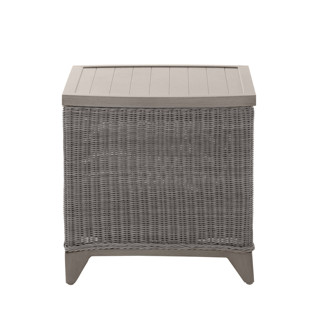 Astoria Wicker 21" Square Outdoor End Table