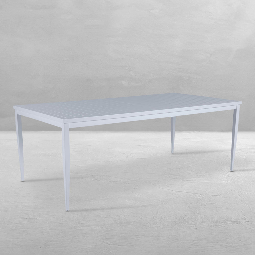 Brookings Rectangle Outdoor Slatted Dining Table