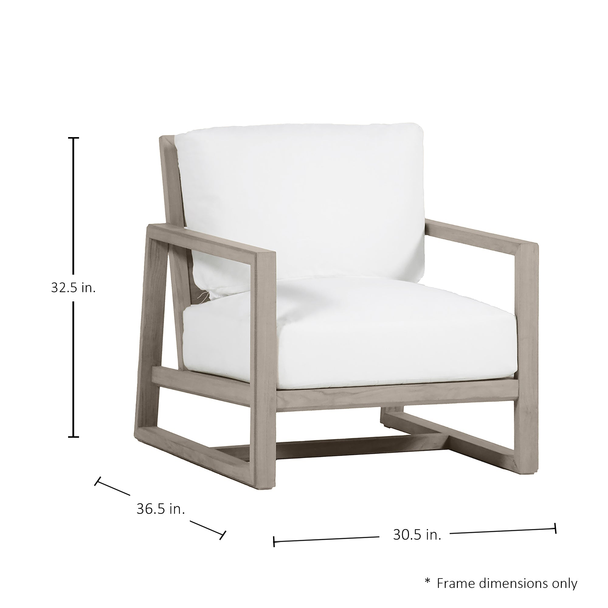 Avondale Teak Outdoor Lounge Chair