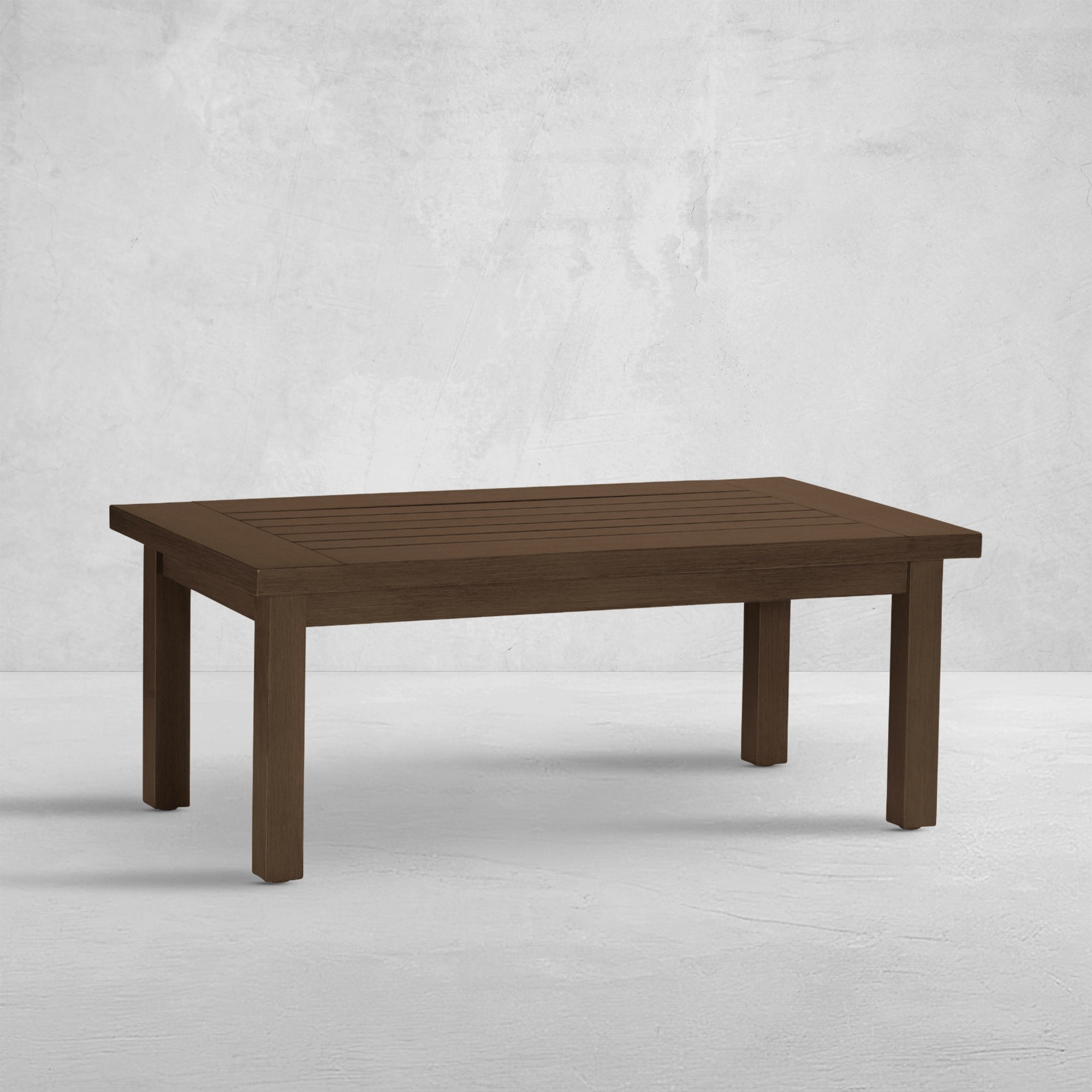Club Rectangle Outdoor Slatted Coffee Table
