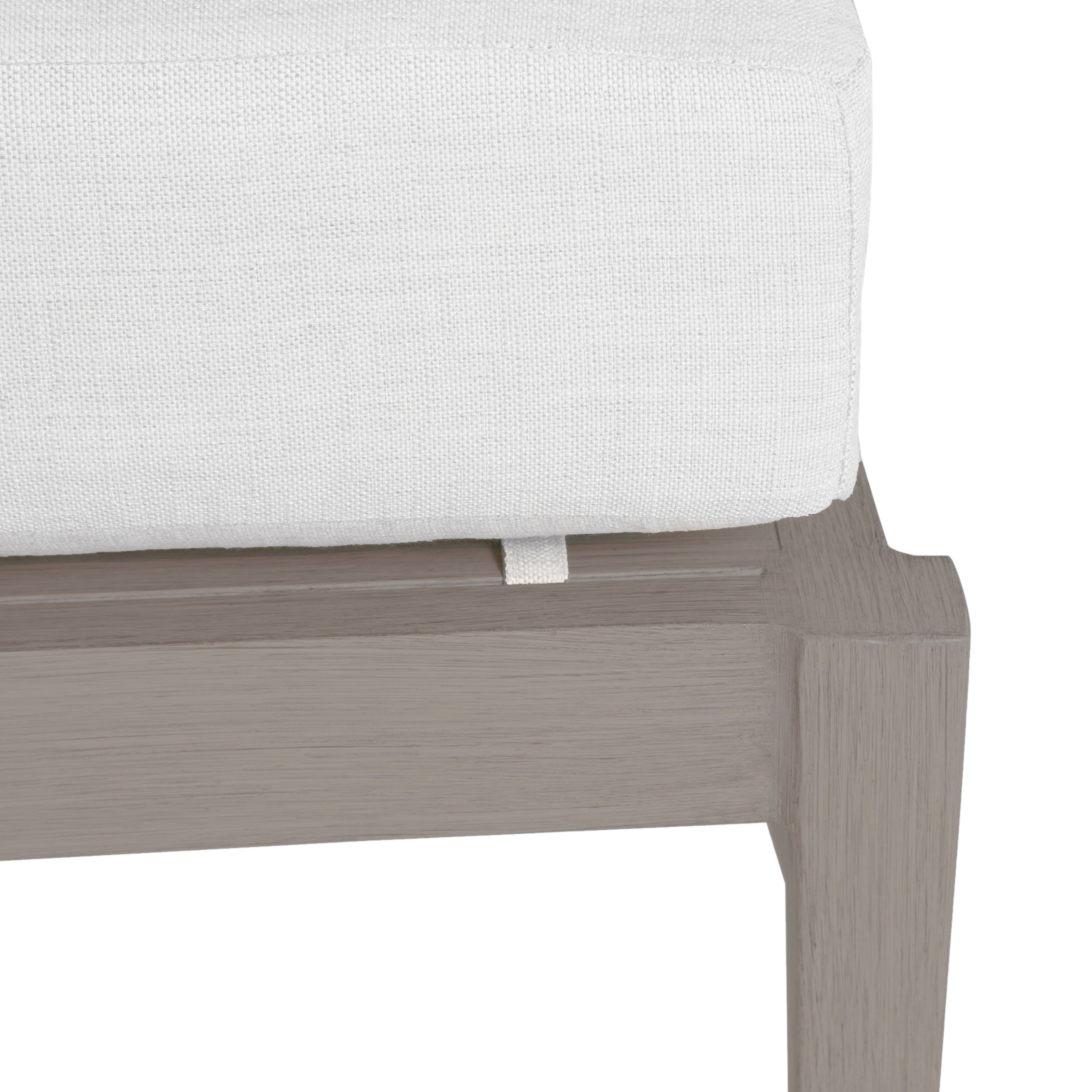 Croquet Aluminum Outdoor Ottoman