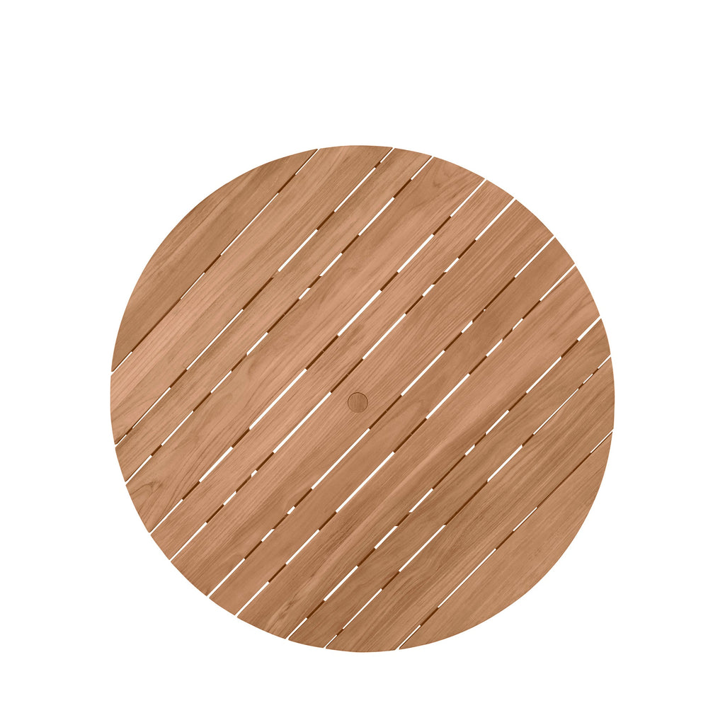 Paige Teak 60" Round Outdoor Dining Table
