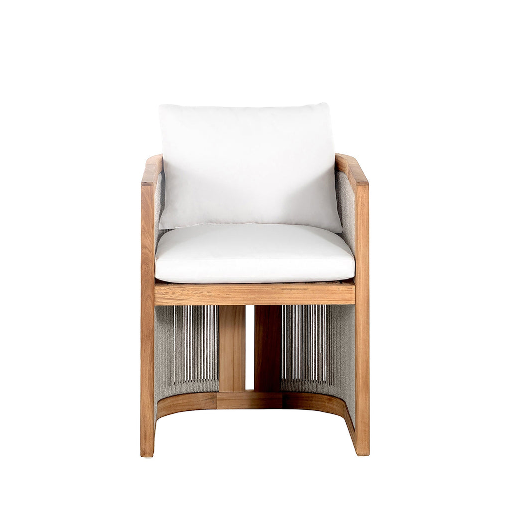Avalon Teak Outdoor Dining Arm Chair