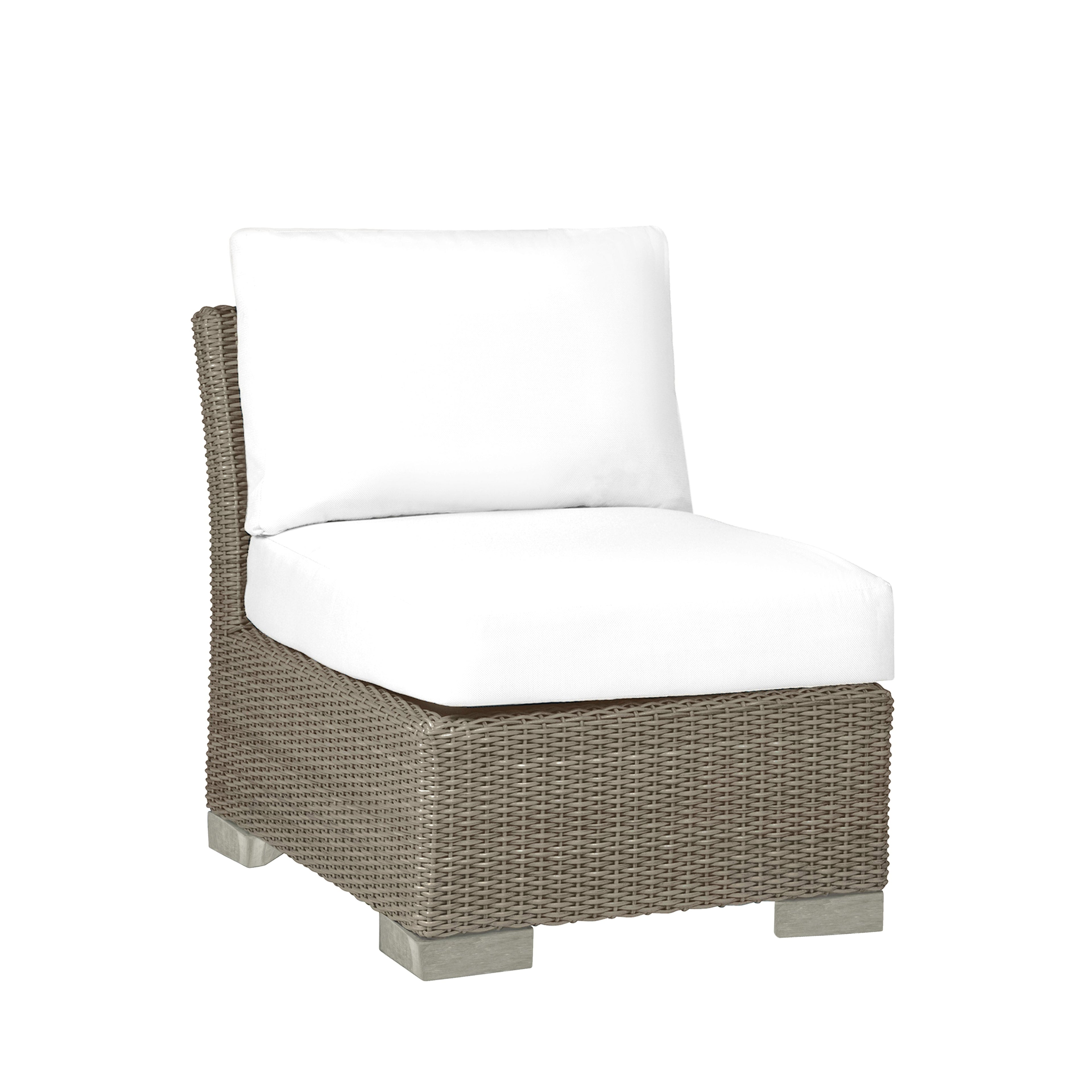 Club Woven Resin Wicker Outdoor Slipper Chair