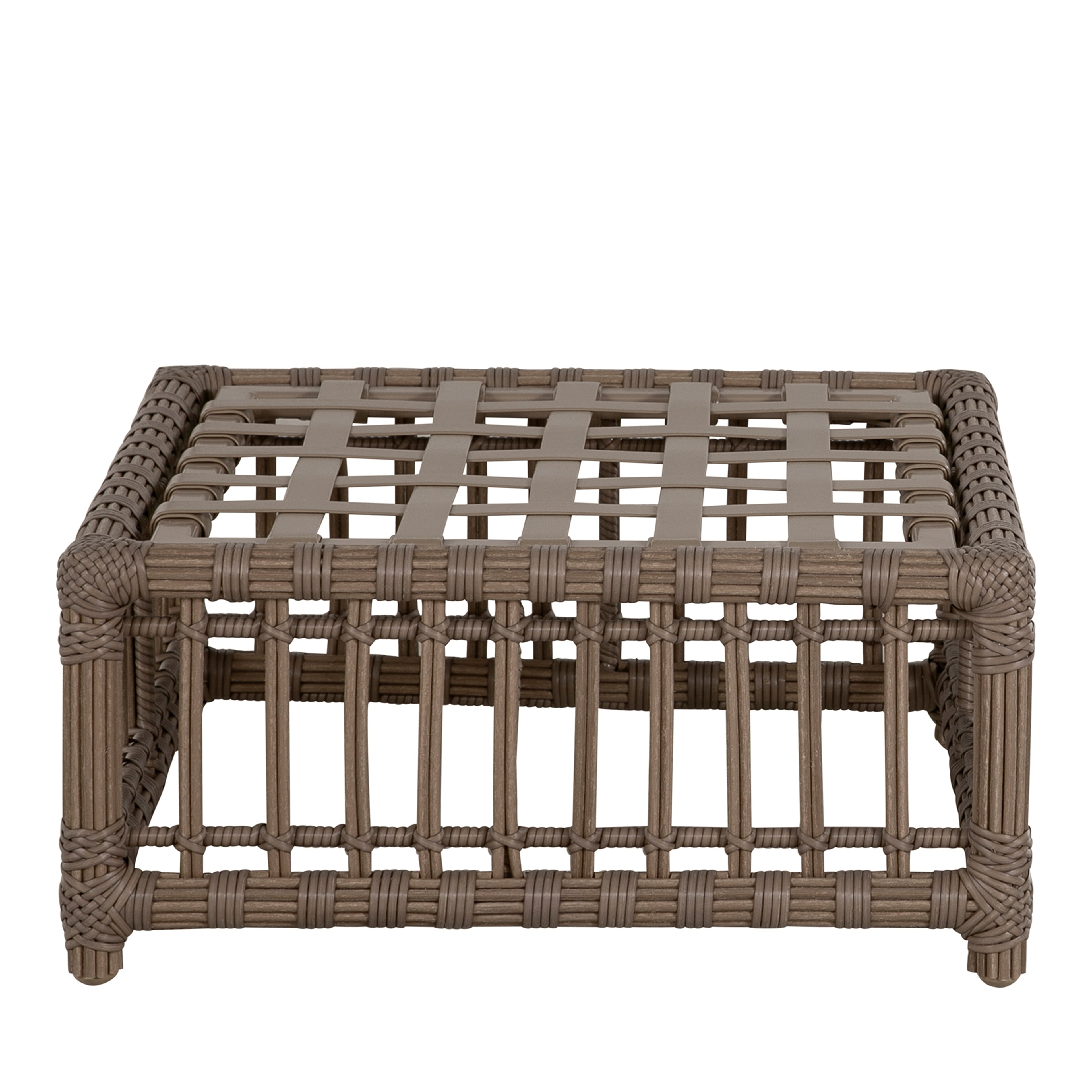 Newport N-Dura Resin Wicker Outdoor Woven Ottoman