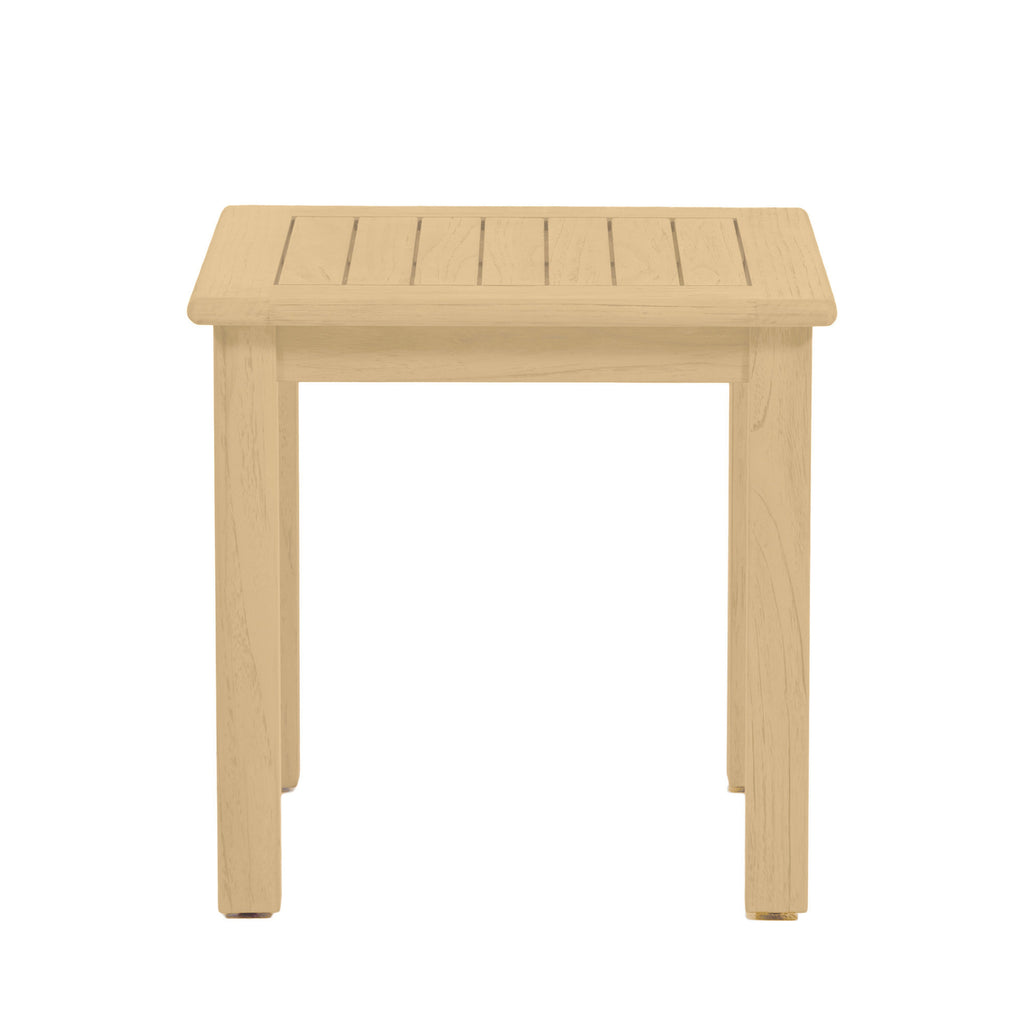 Portside Resin Square Outdoor Four Leg Side Table