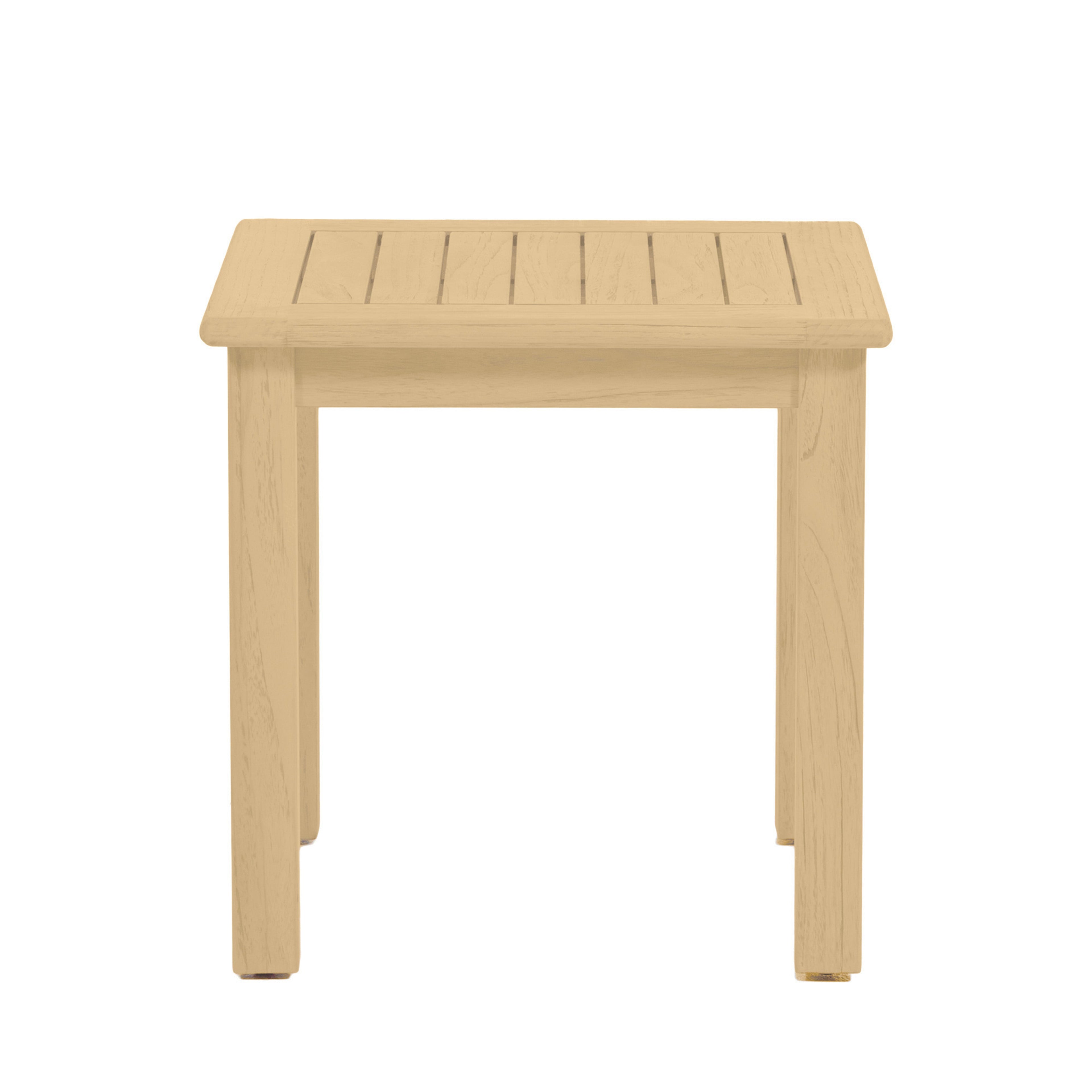 Portside Resin Square Outdoor Four Leg Side Table