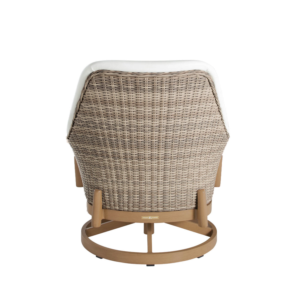 Palma Resin Wicker Outdoor Swivel Lounge Chair