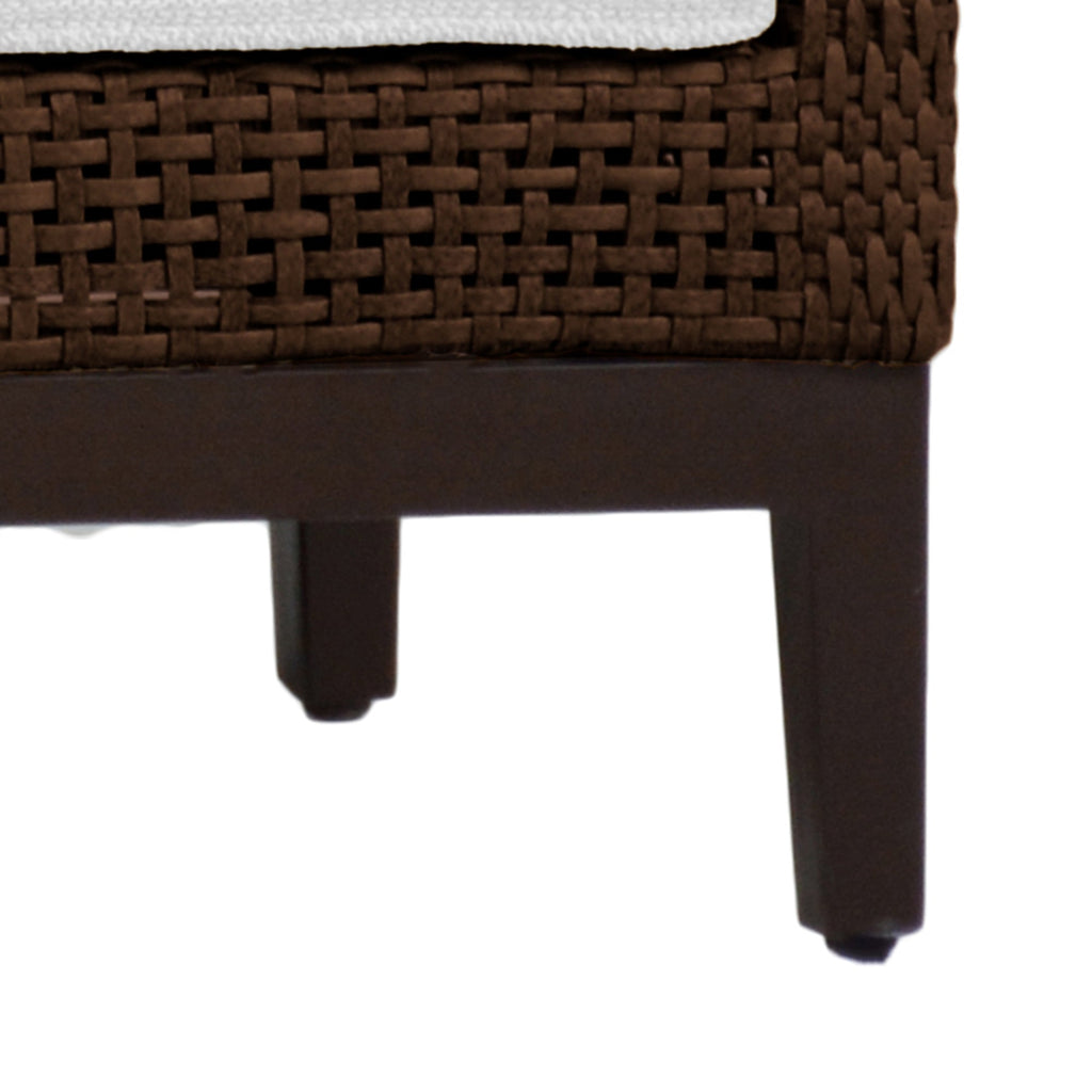 Peninsula Wicker Outdoor Woven Ottoman