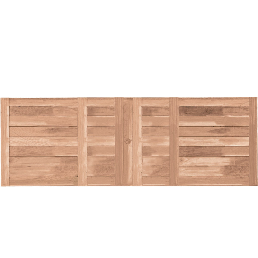 Teak Extension Farm Table W/ Hole