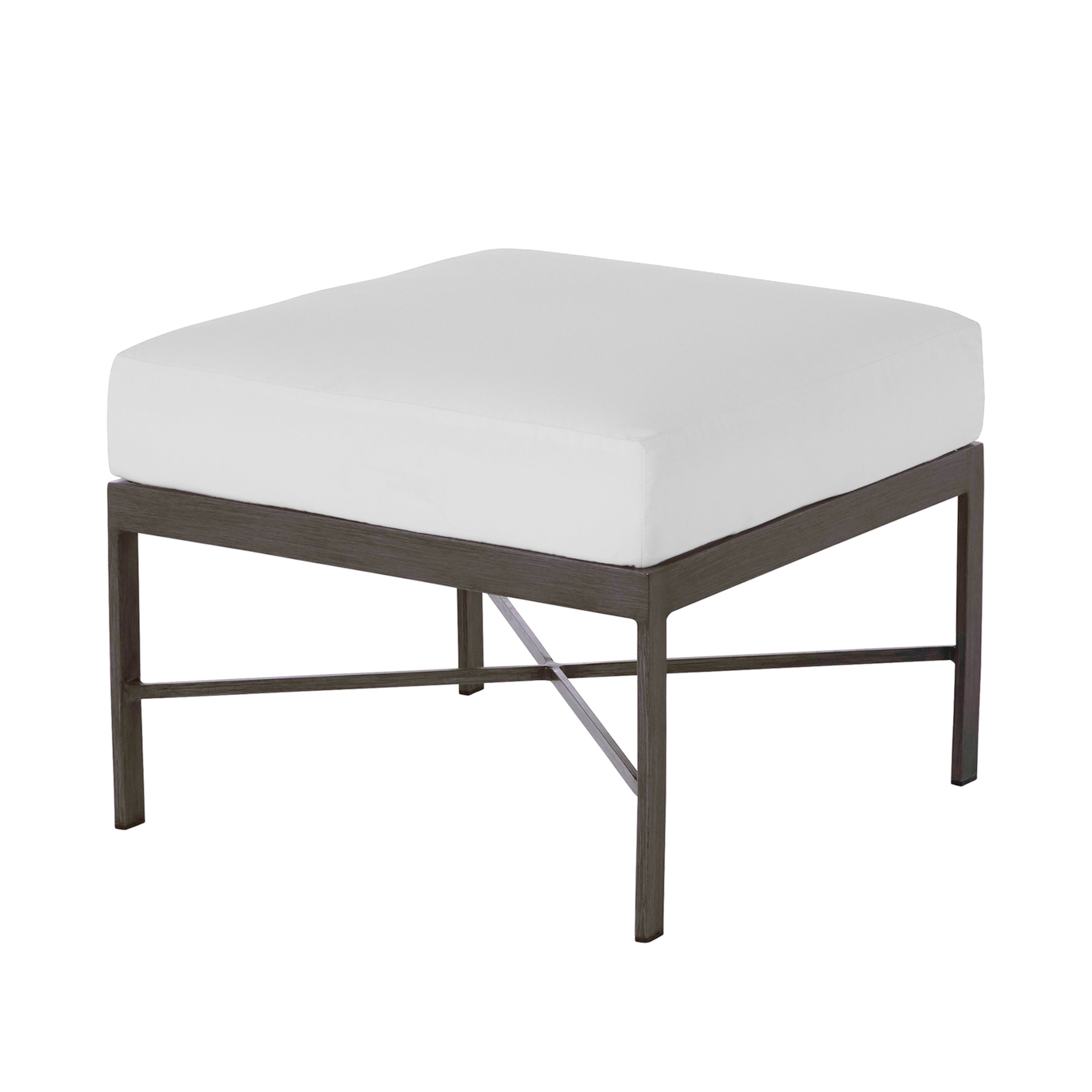 Monaco Aluminum Outdoor Ottoman