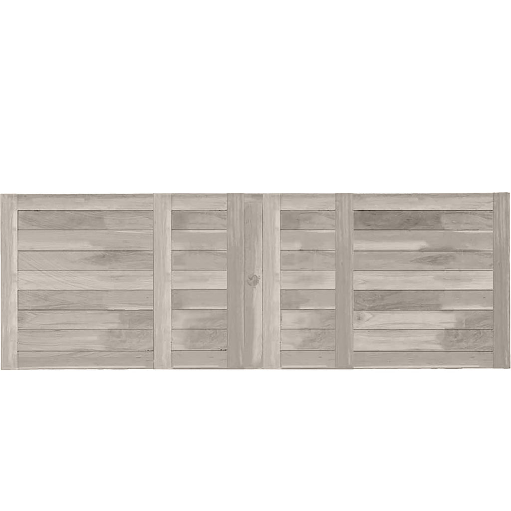 Teak Extension Farm Table W/ Hole
