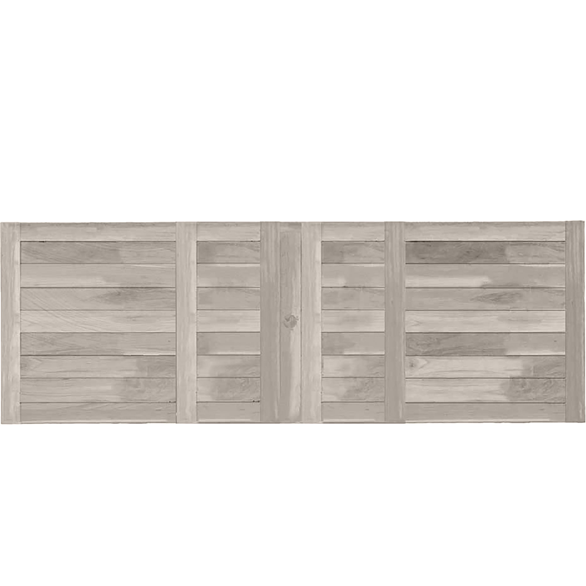 Teak Extension Farm Table W/ Hole
