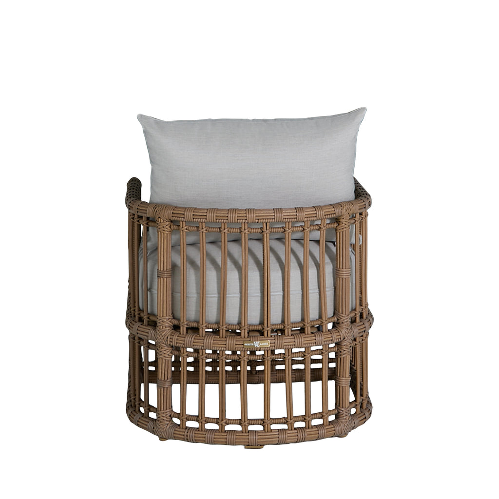 Newport Wicker Woven Outdoor Barrel Chair
