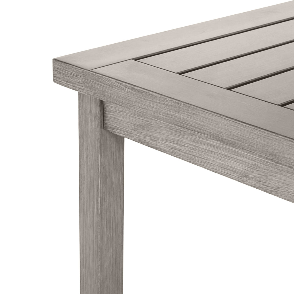 Club Aluminum 67"x 28" Rectangle Outdoor Bar Table