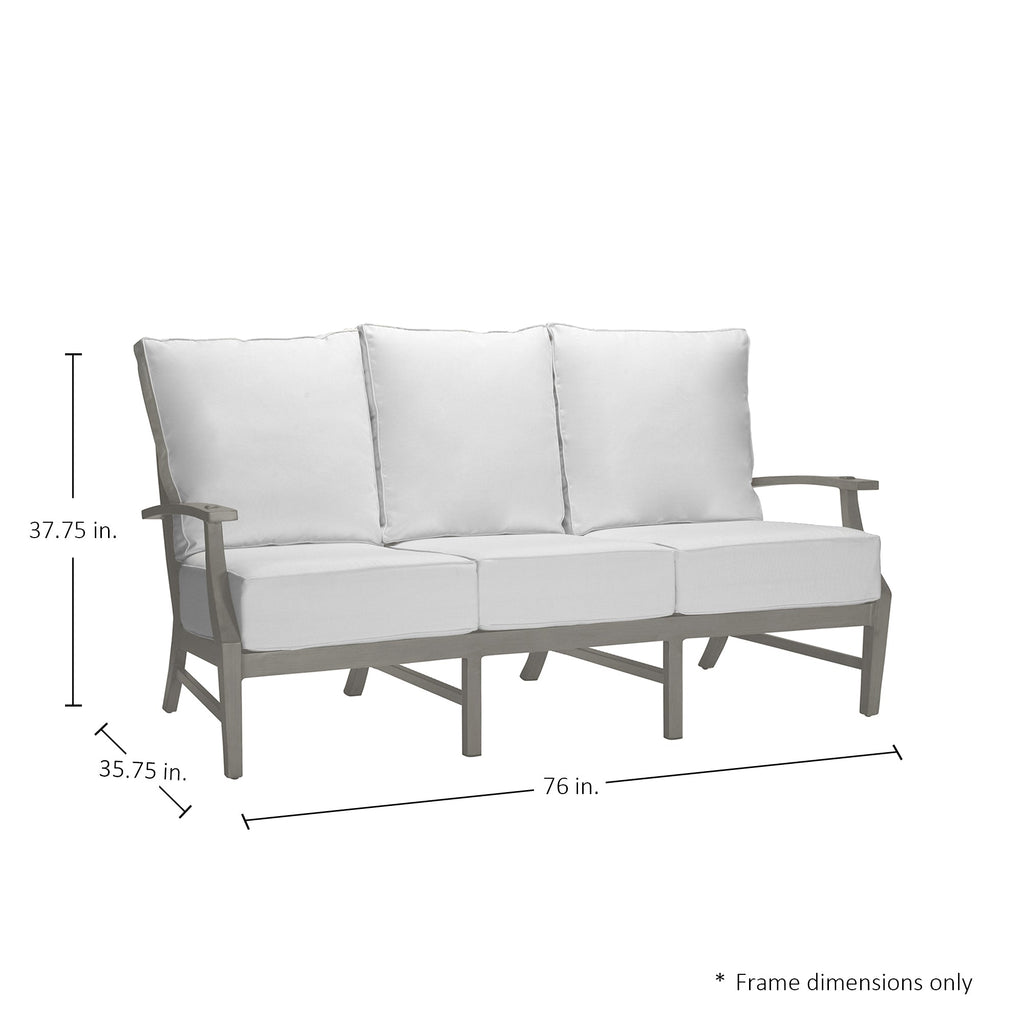 Croquet Aluminum Outdoor Sofa