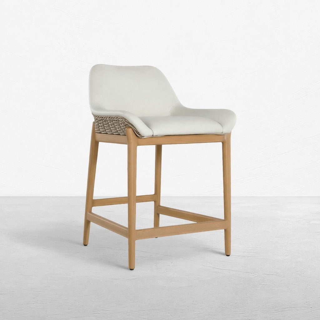 Palma N-Dura Resin Wicker Outdoor Counter Stool