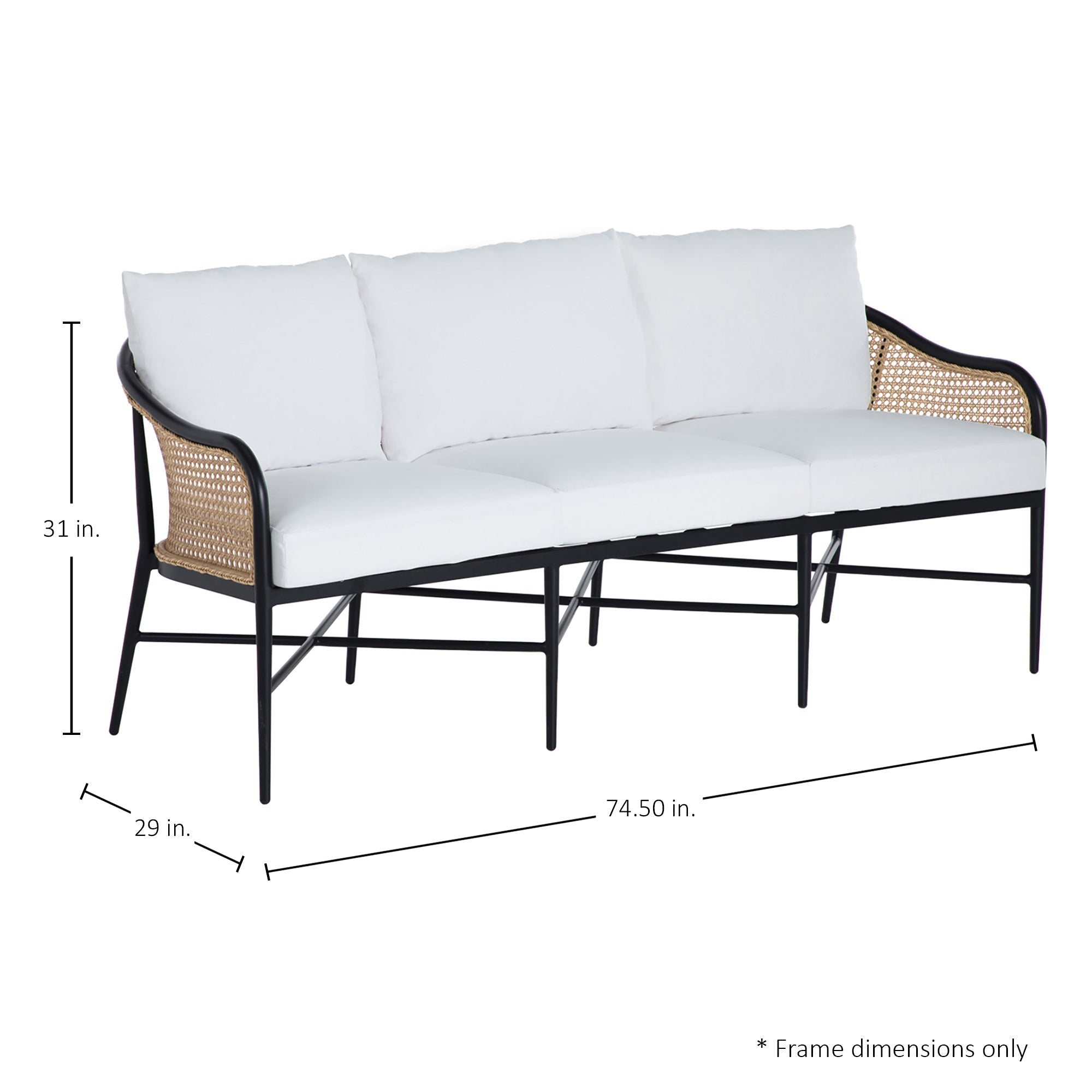 Havana Resin Wicker Outdoor Sofa
