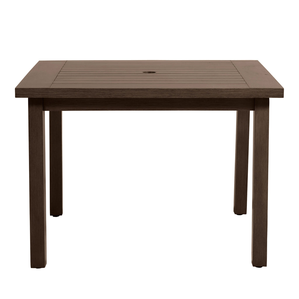 Club Aluminum 43" Square Outdoor Dining Table