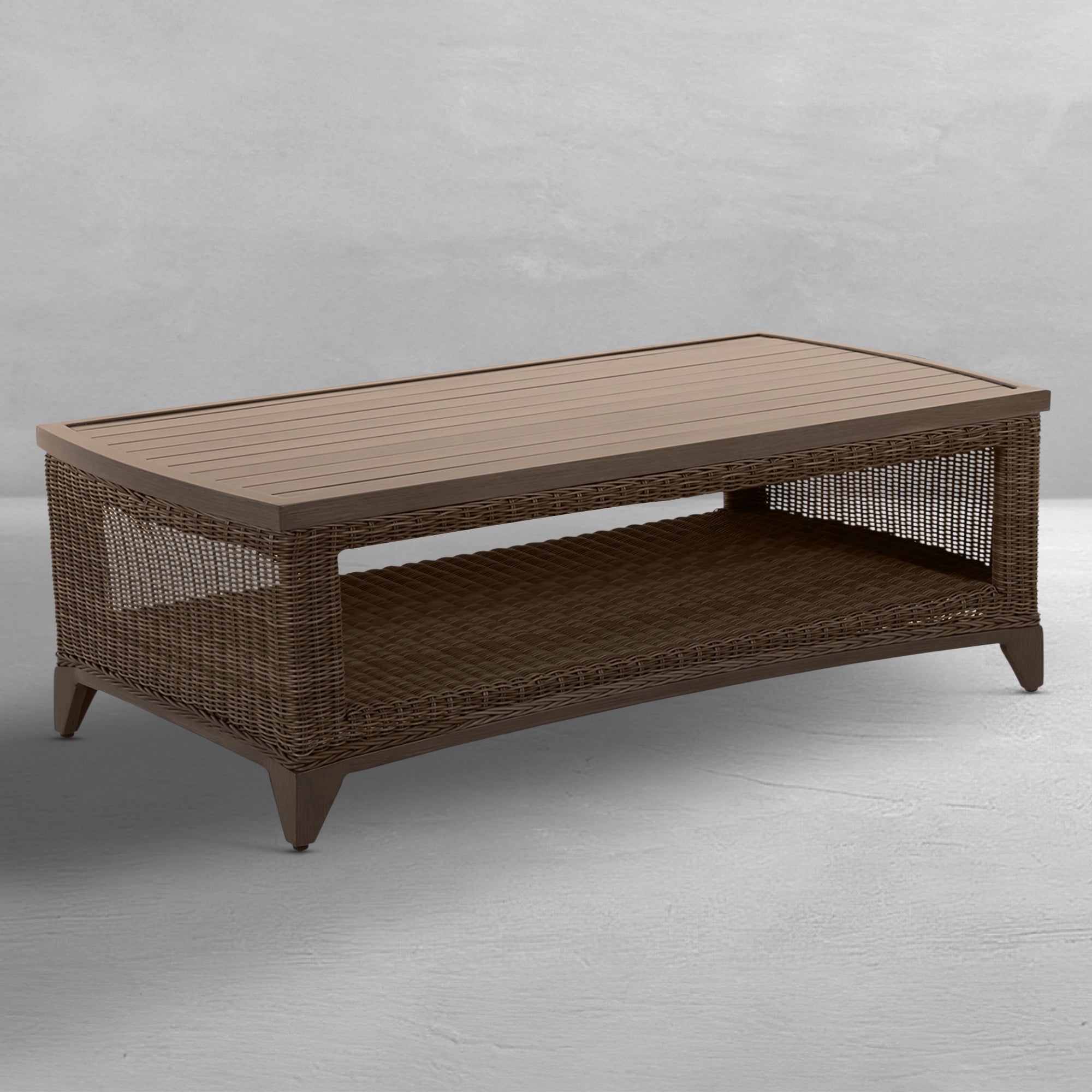 Astoria Wicker Rectangle Outdoor Coffee Table