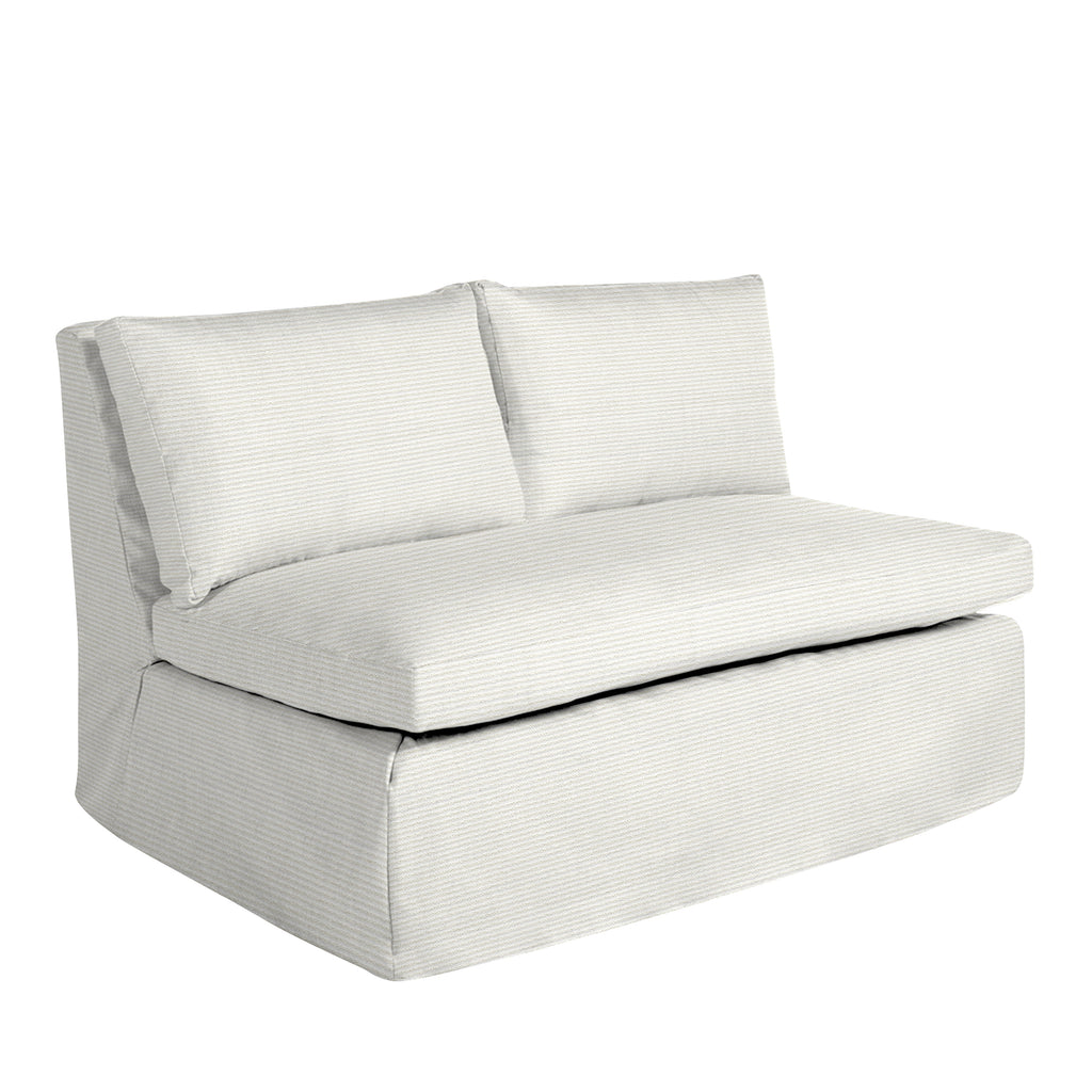 Nora Outdoor Armless Loveseat