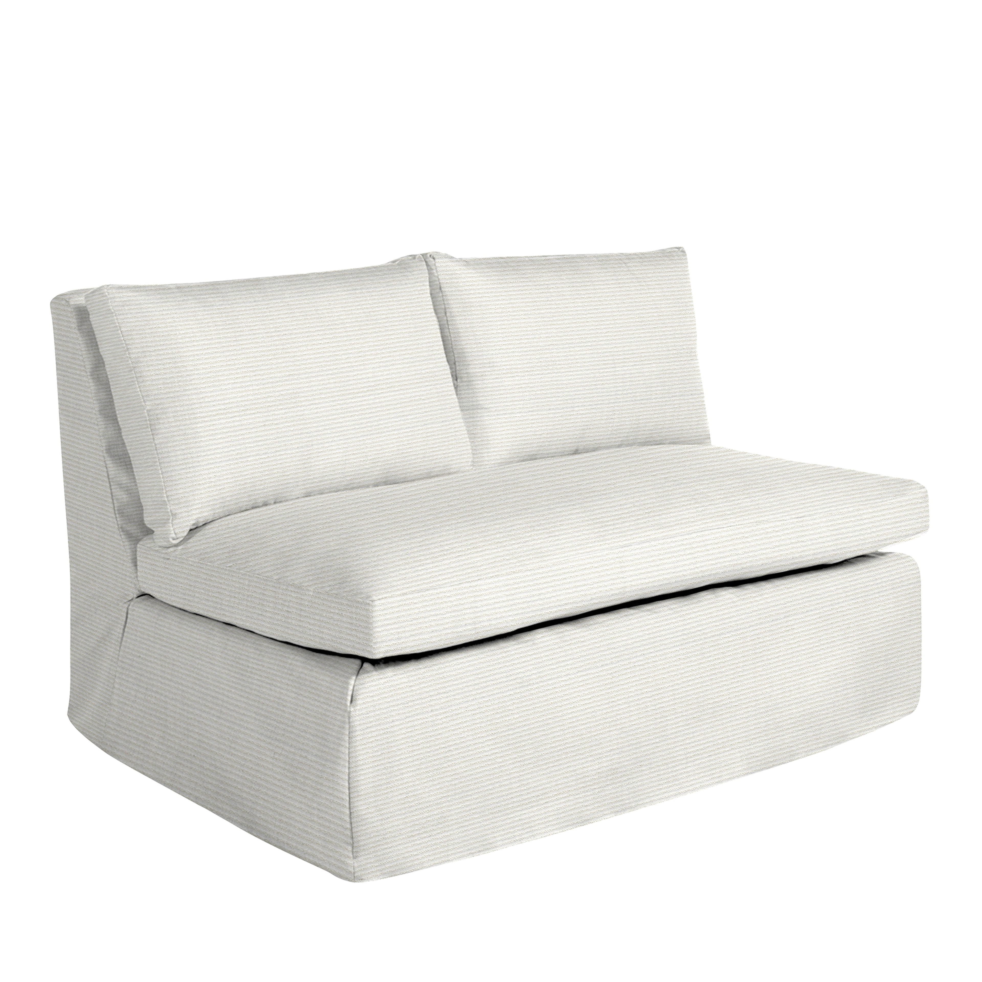 Nora Outdoor Armless Loveseat