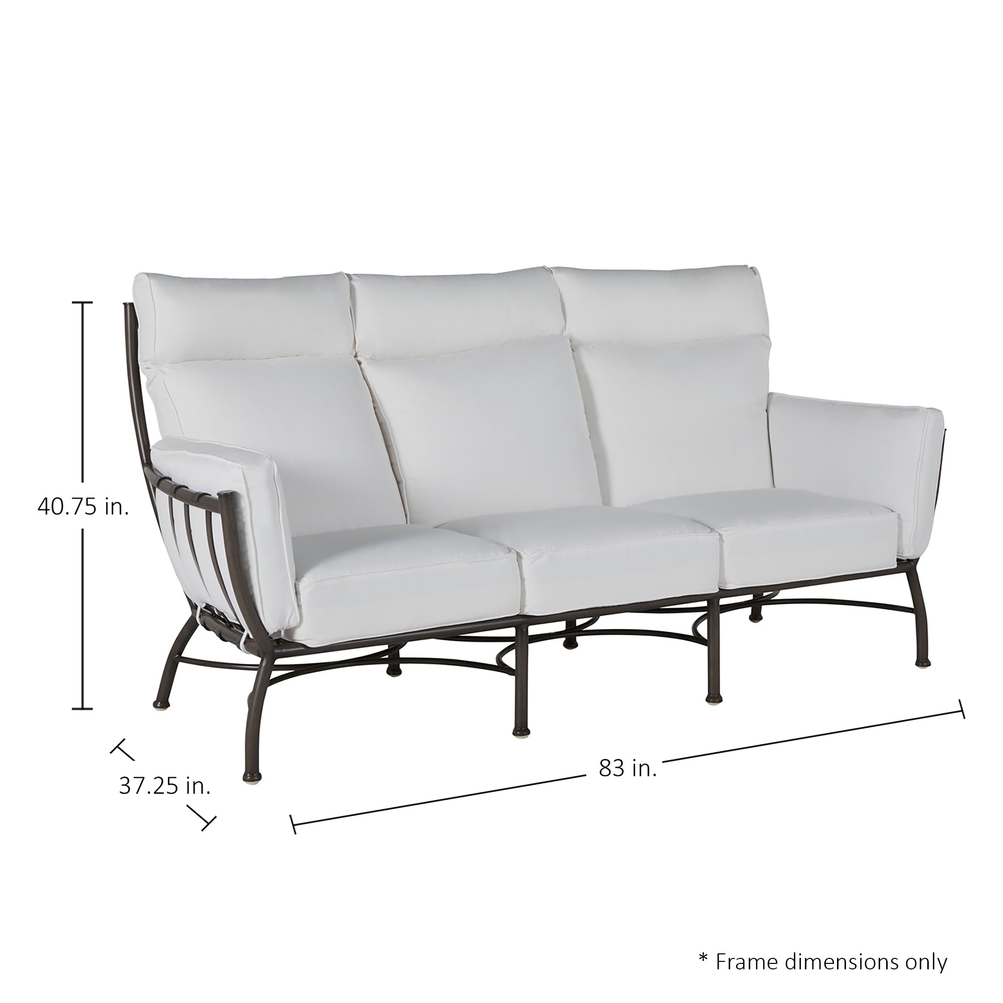 Majorca Aluminum Outdoor Sofa